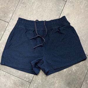 Beyond Yoga Dark Blue Athletic Shorts